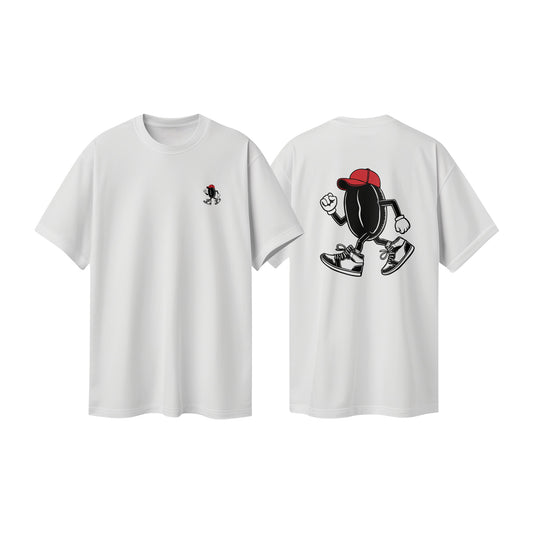 T-Shirt "Die Bohne" - weiß