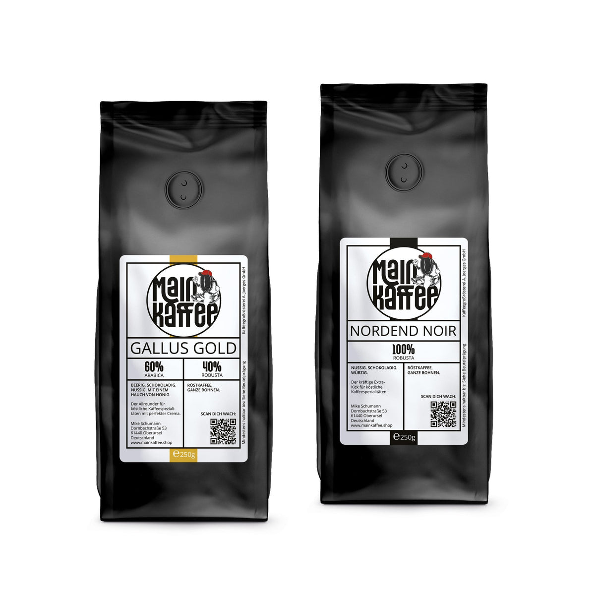 Kennenlern-Duo: Gallus Gold und Nordend Noir, je 250 g