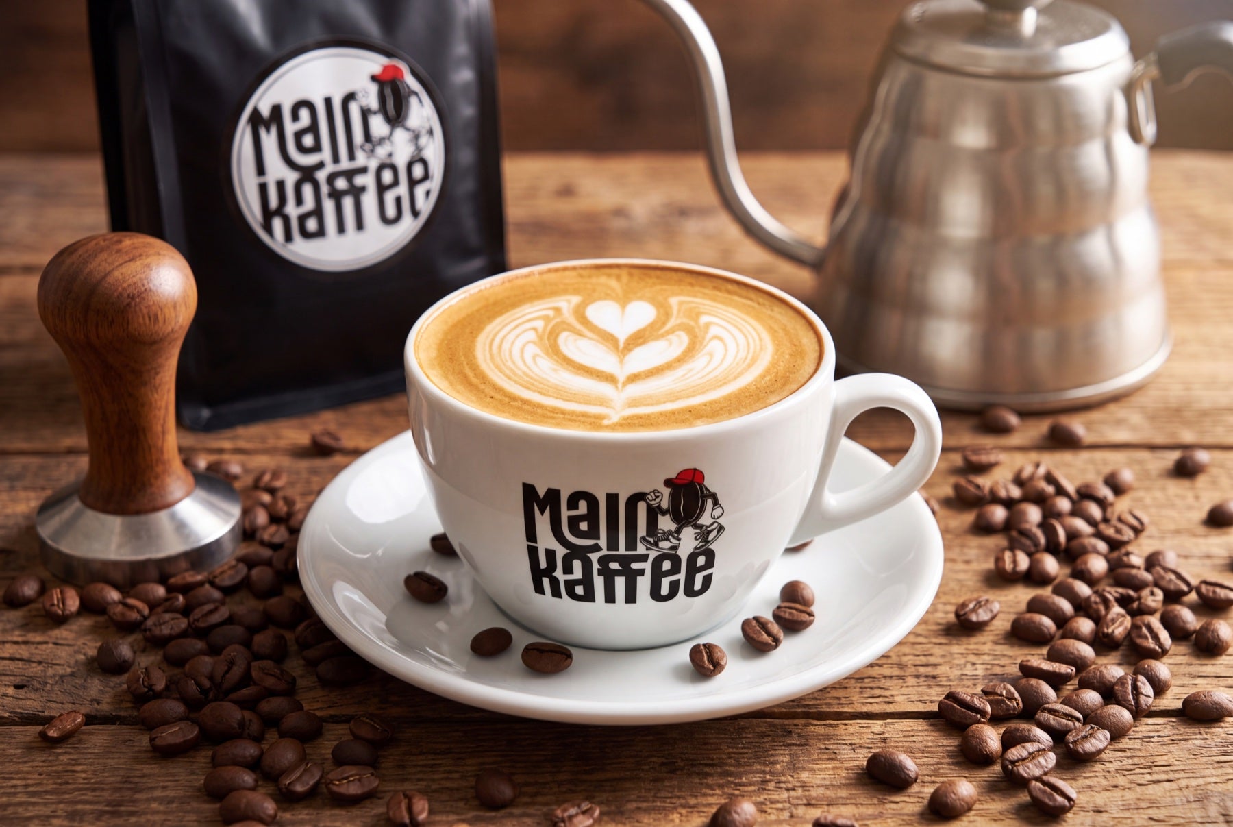 Herz aus Mikes Kurs — Latte Art, Schritt fuer Schritt